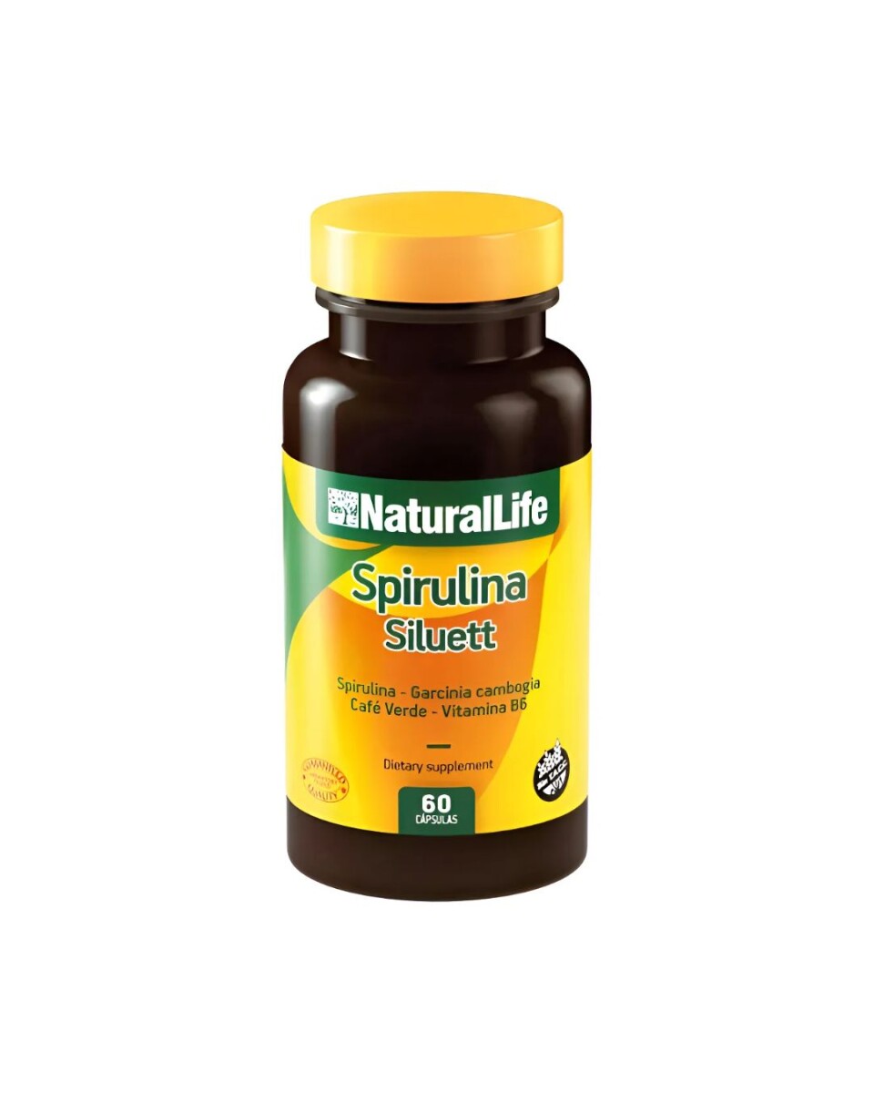 ¡OFEERTA POR VENCIMIENTO! Spirulina Siluett 60 Cáps Natural Life 
