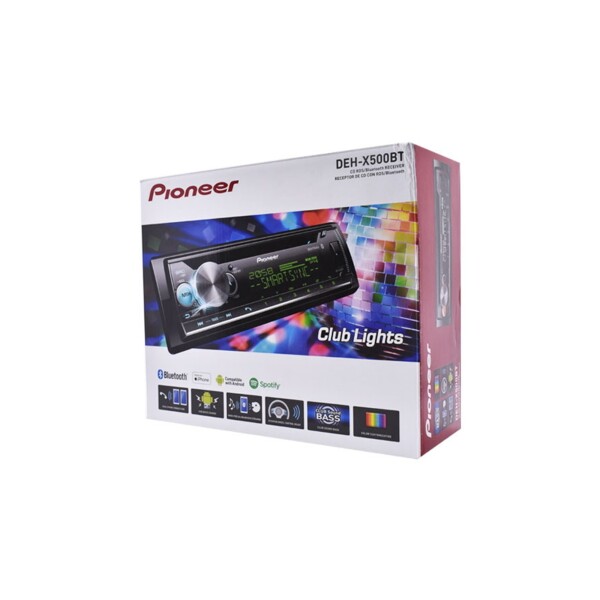 Radio Pioneer 1 Din Deh-x5000bt Con Cd Radio Pioneer 1 Din Deh-x5000bt Con Cd