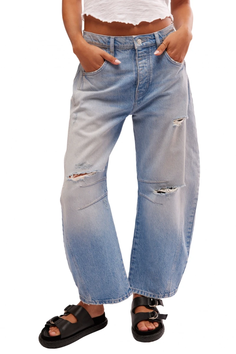 PANTALON GOOD LUCK Celeste