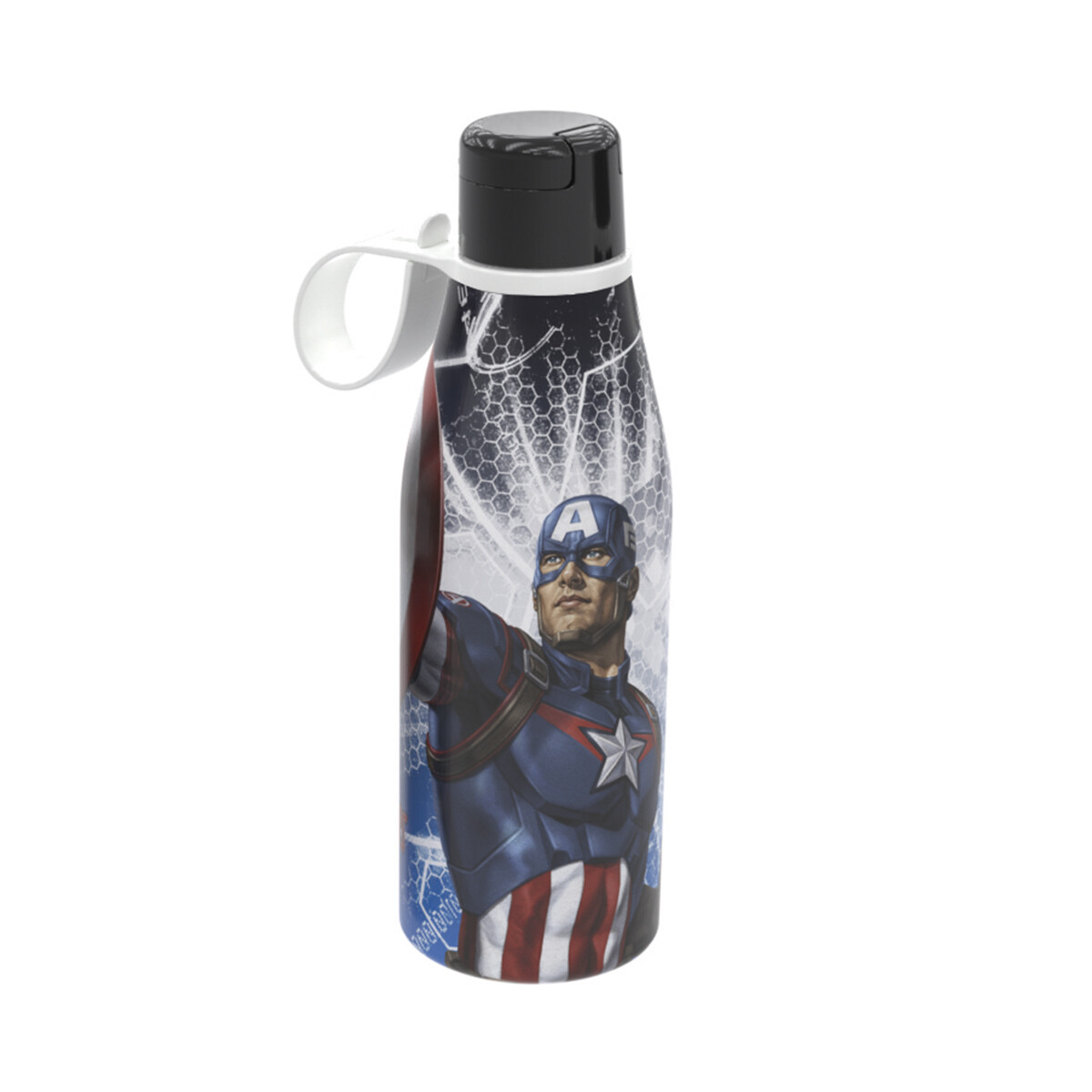 Botella Plástica Abre Fácil 530 ml - Capitán América 