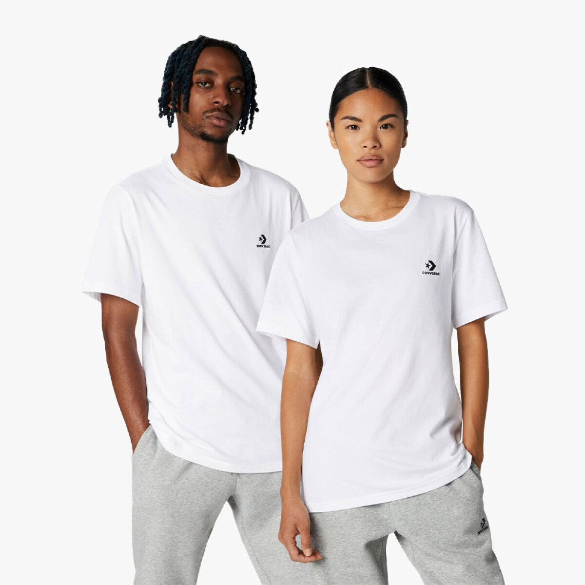STAR CHEVRON TEE WHITE - WHITE 