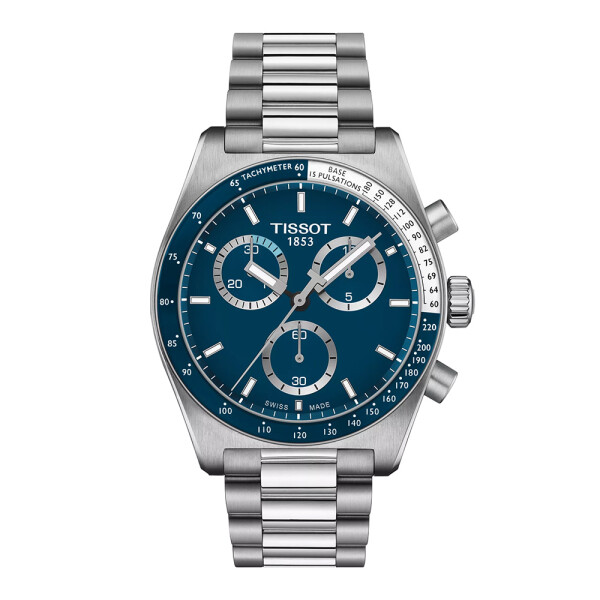 Reloj Tissot PR516 CHRONOGRAPH con esfera azul Reloj Tissot PR516 CHRONOGRAPH con esfera azul