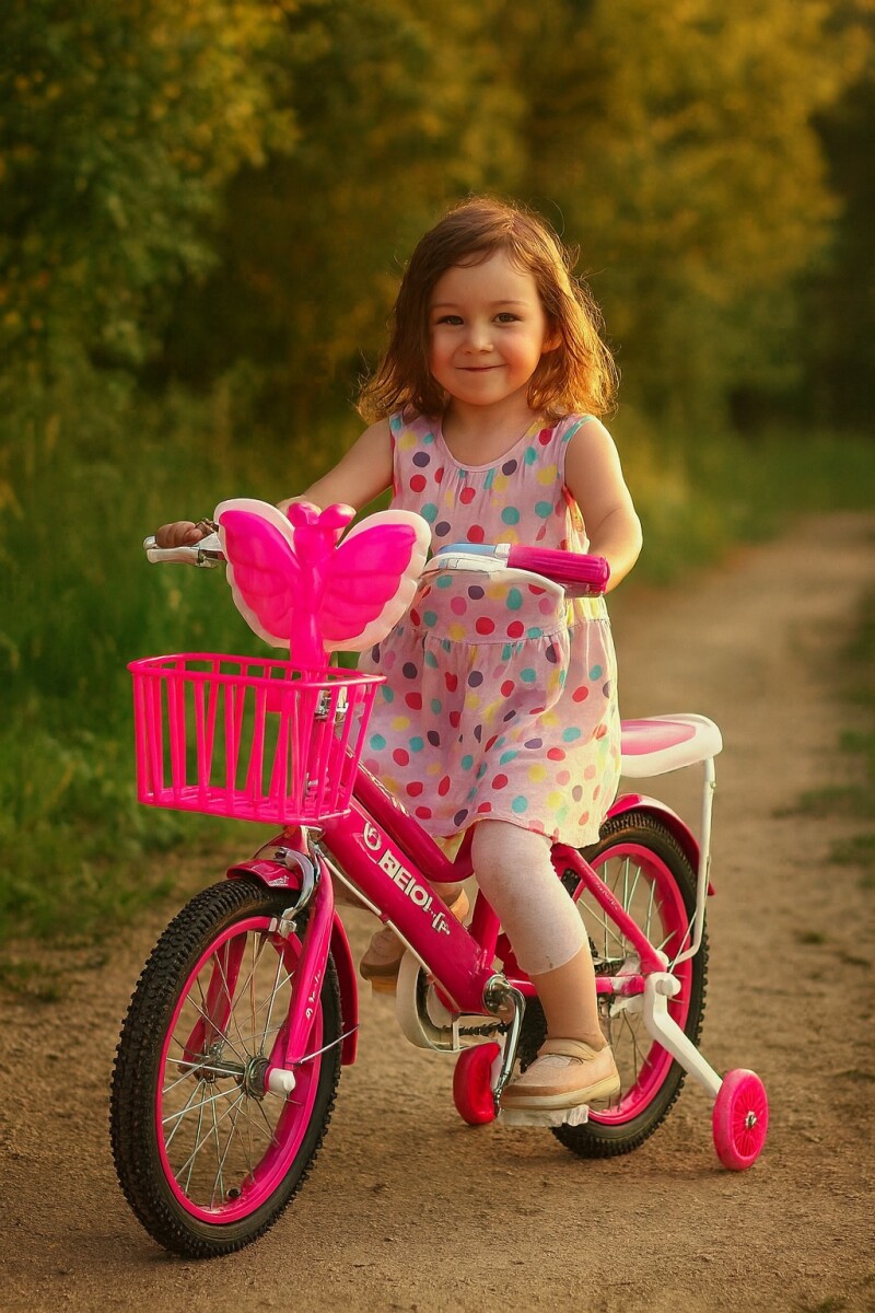 Bicicleta Butterfly rodado 14 - Fucsia 