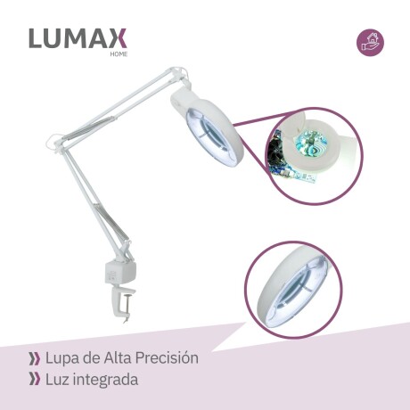Lámpara de Mesa Multipropósito Articulada con Luz y Lupa Lámpara de Mesa Multipropósito Articulada con Luz y Lupa