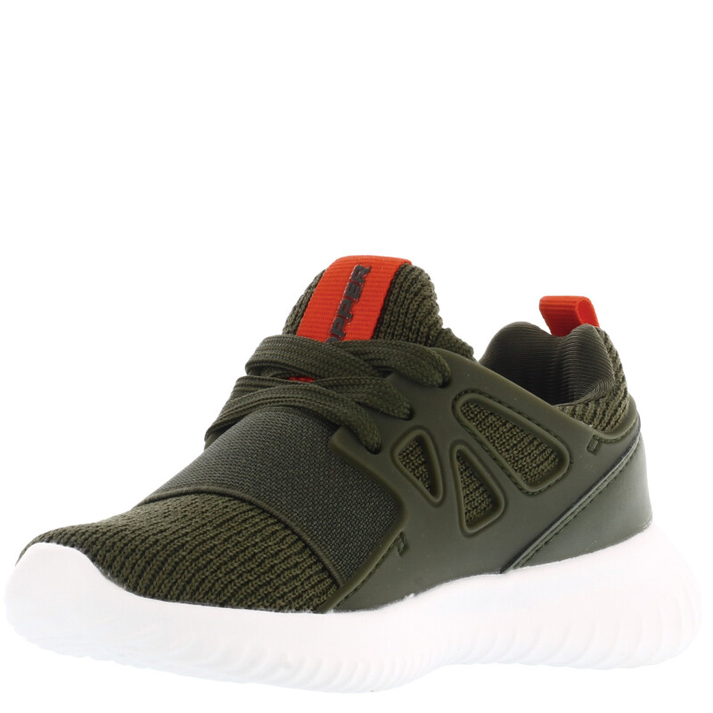 Championes Infantiles Topper Mamba Verde Oliva - Anaranjado