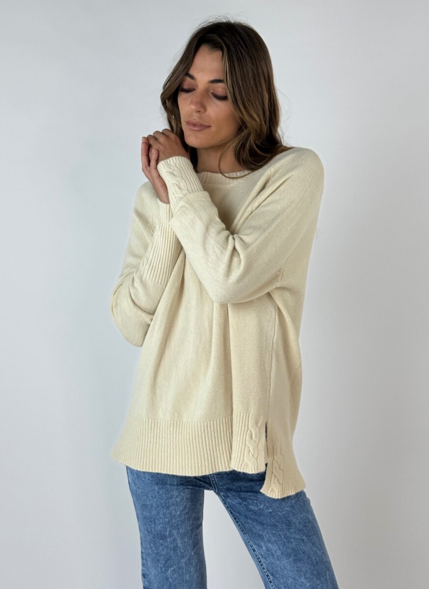 SWEATER ELETTRA - CRUDO 