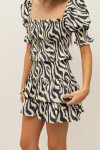 CONJUNTO MAGNOLIA NOIR & ZEBRA CONJUNTO MAGNOLIA NOIR & ZEBRA