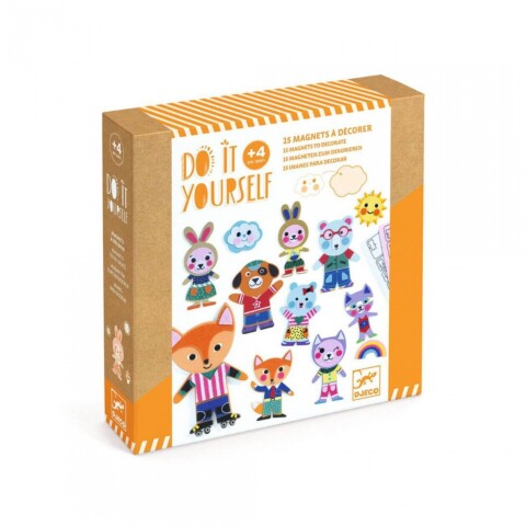 Set de 15 imanes para decorar Do it yourself Djeco 4+ - Ositos Set De 15 Imanes Para Decorar Do It Yourself Djeco 4+ - Ositos