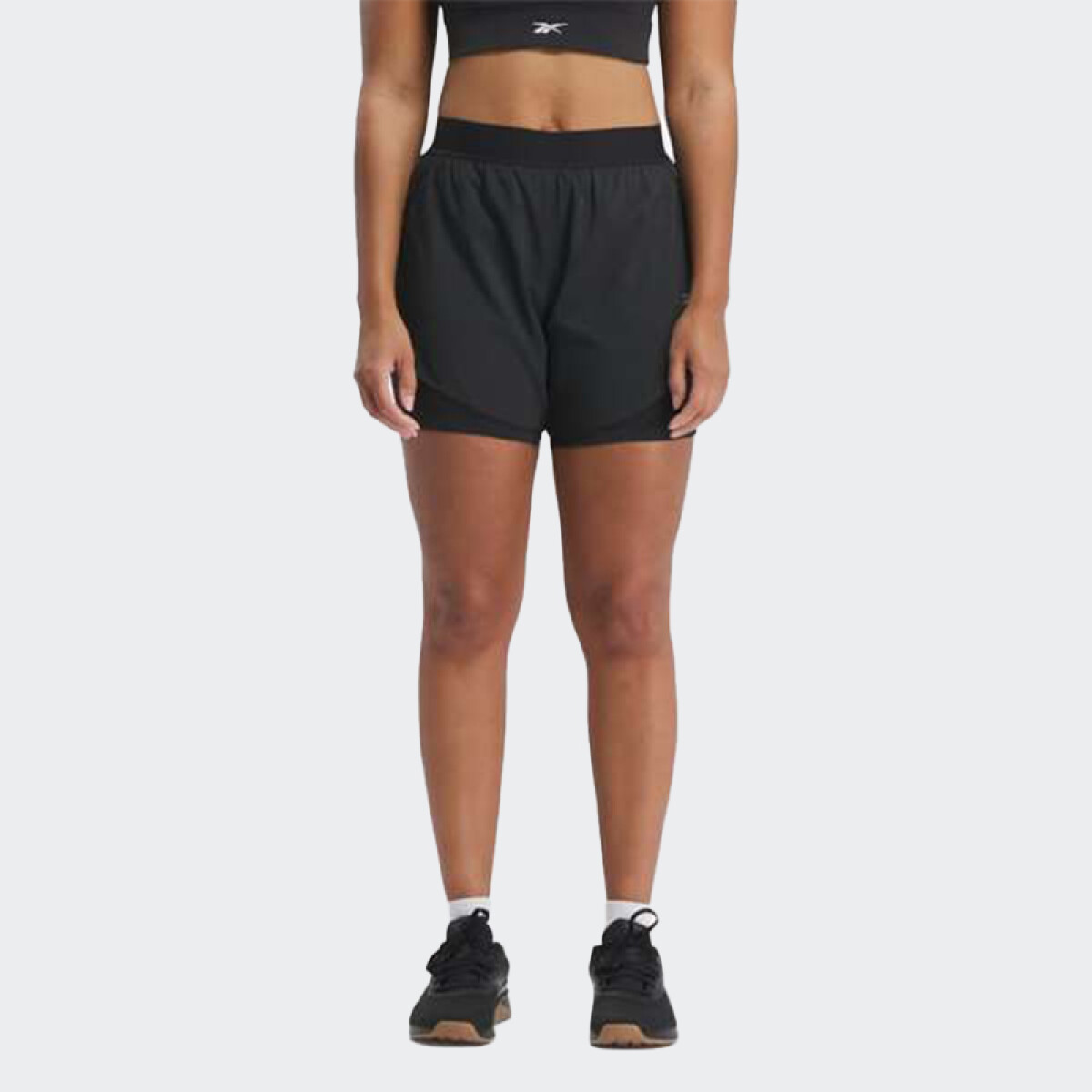 Short Reebok 2 en 1 - Negro 