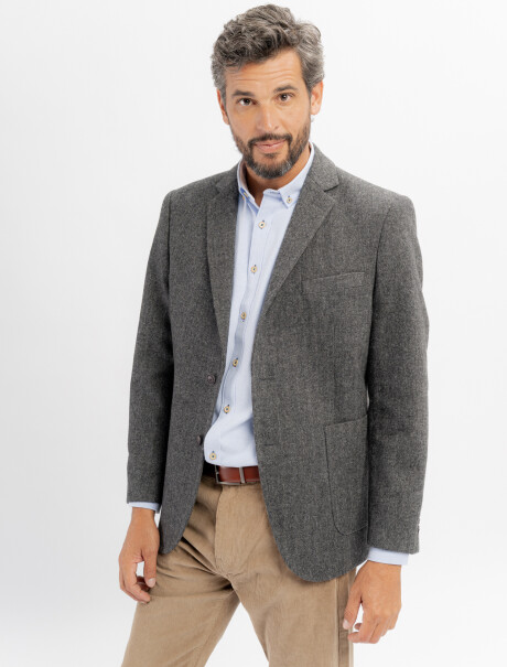 Saco de paño gris-D2