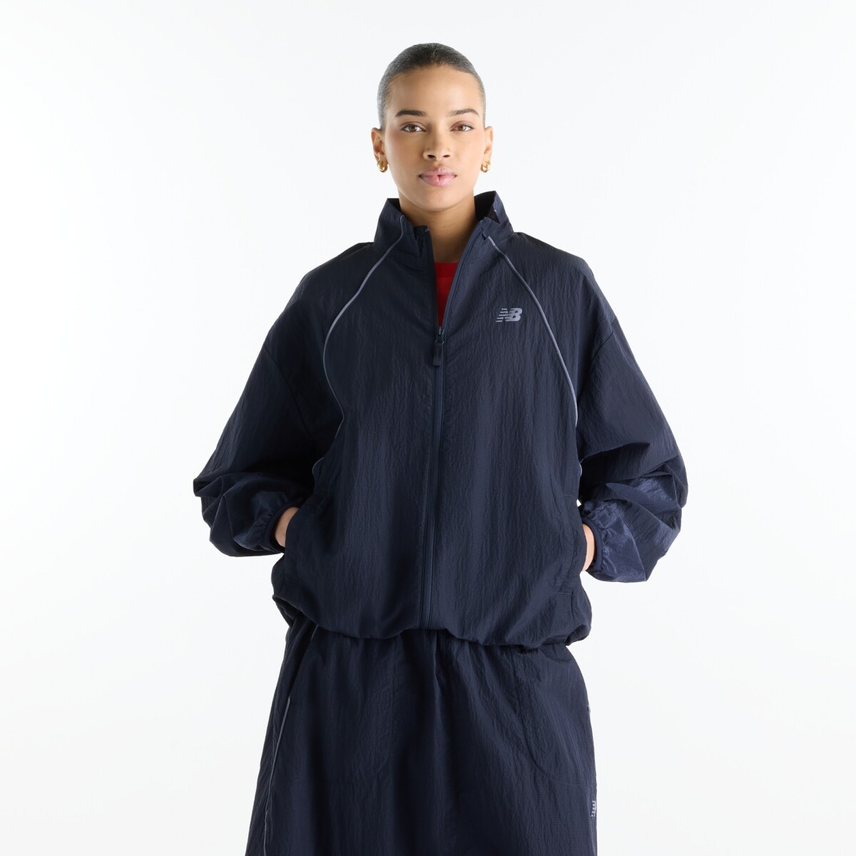 Campera New Balance de Dama - Sport Legacy - WJ6113KSDNT - NAVY BLUE 