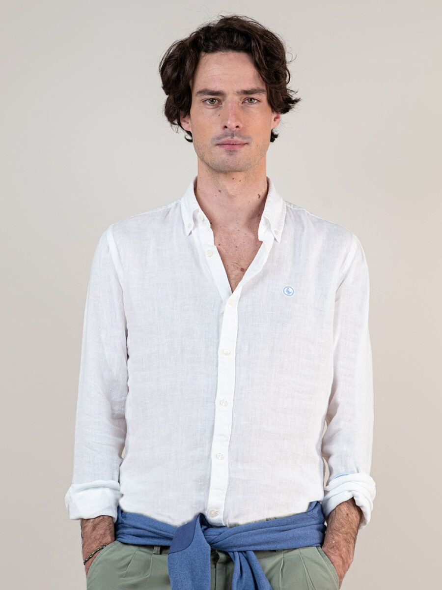 Camisa Lino - Blanca 