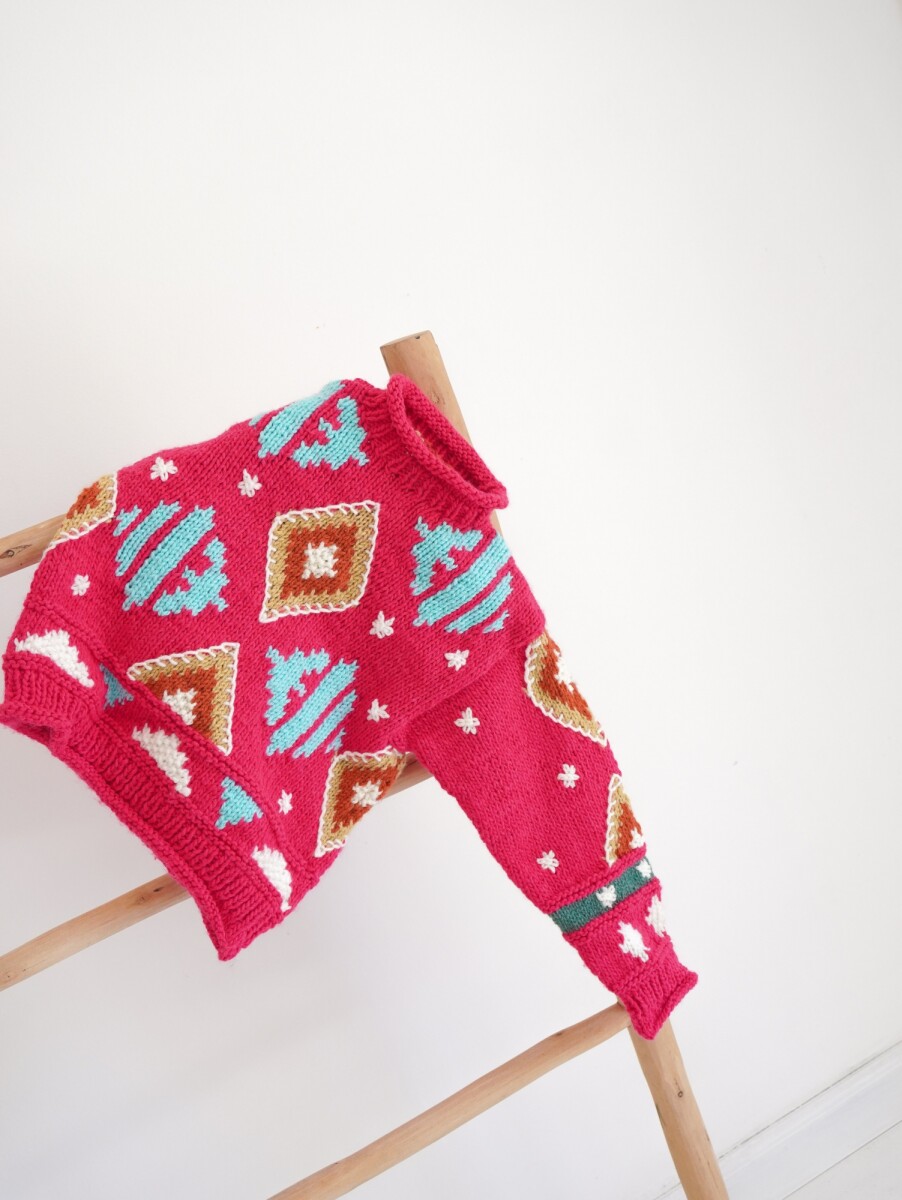 Mini Gitano Lana - Base Fucsia 