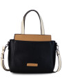 CARTERA LOS ANGELES NEGRO SUELA Y CRUDO
