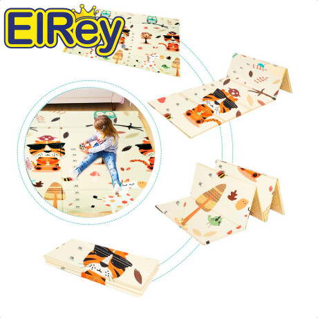 Alfombra Antigolpe 200x180 Colchoneta Plegable Bebé Jug009002-1