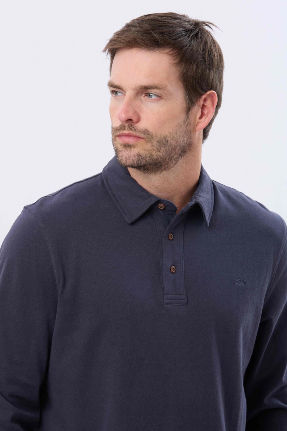 REMERA POLO JERSEY Azul