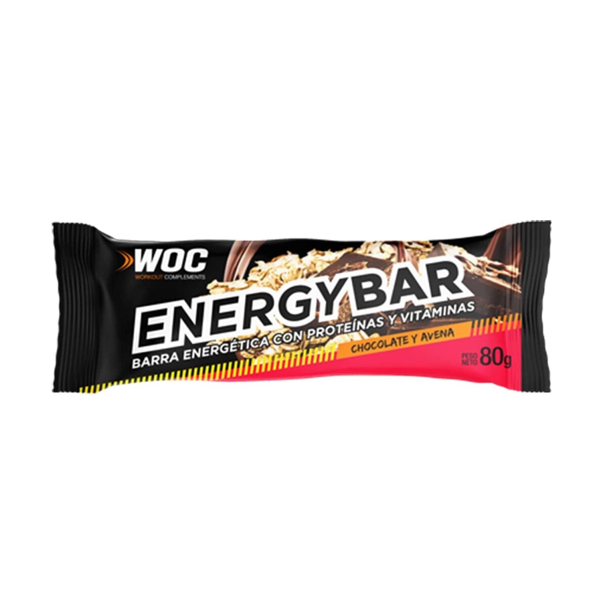 Barras Energeticas Woc 80 Gramos - Chocolate/avena 