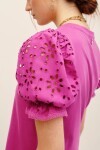 REMERA BALLOON BRODERIE Orquidea