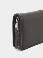 Cartera De Textura Suave S negro