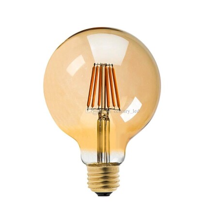 Lampara Led Filamento Vintage Globo ambar 8W Lampara Led Filamento Vintage Globo ambar 8W