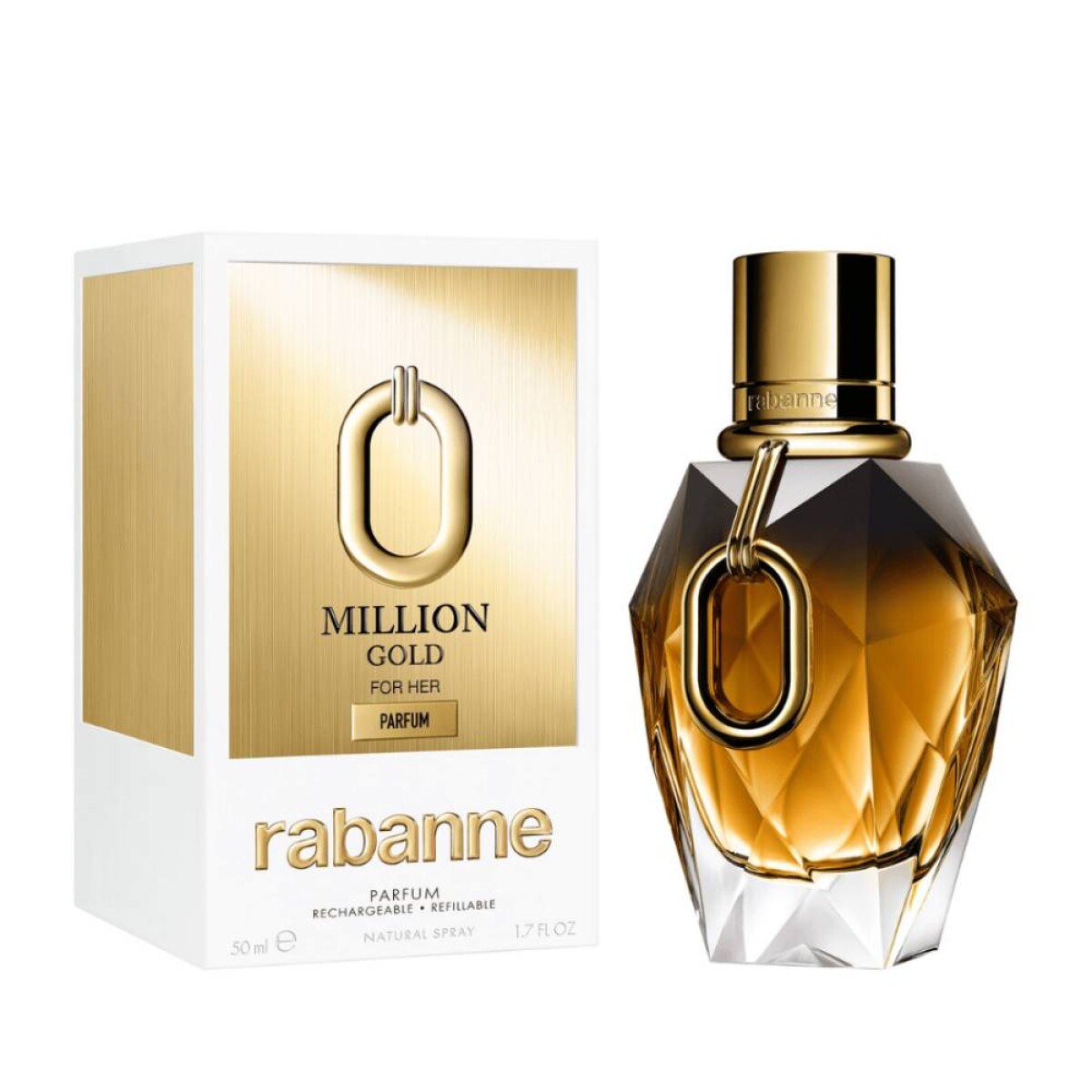 Perfume Rabanne Million Gold Her Parfum 50ml 