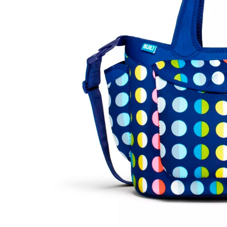 Bolso Maternal Con Cambiador Built Azul con colores