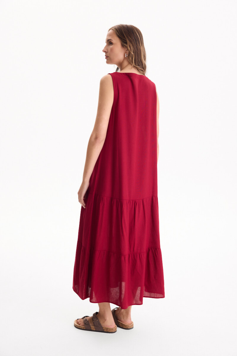 Vestido Havana Bordeaux