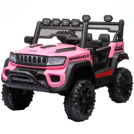 Auto Jeep Compact Batería C.remot Luz Música Español! Rosa