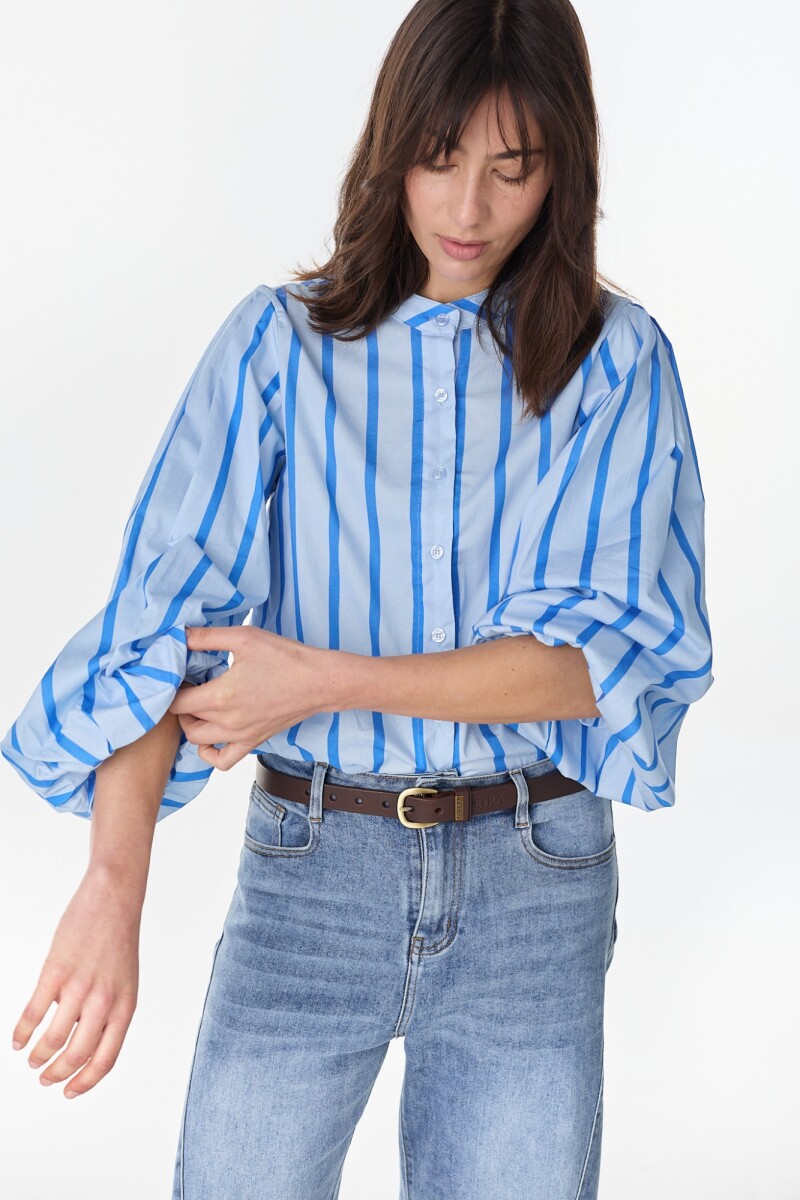 Camisa Eira Azul/Celeste
