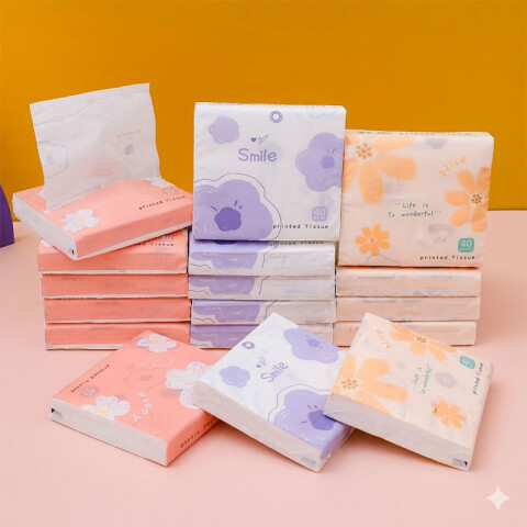 Pañuelos estampados 40 hojas Pañuelos Estampados 40 Hojas