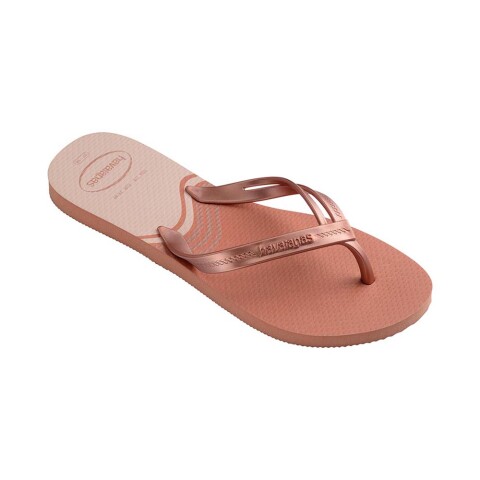 Sandalias Havaianas Elegance Print FC Mujer Arcilla Rosa