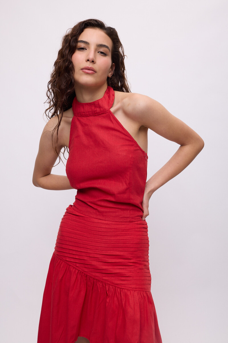 Top Boa Rojo