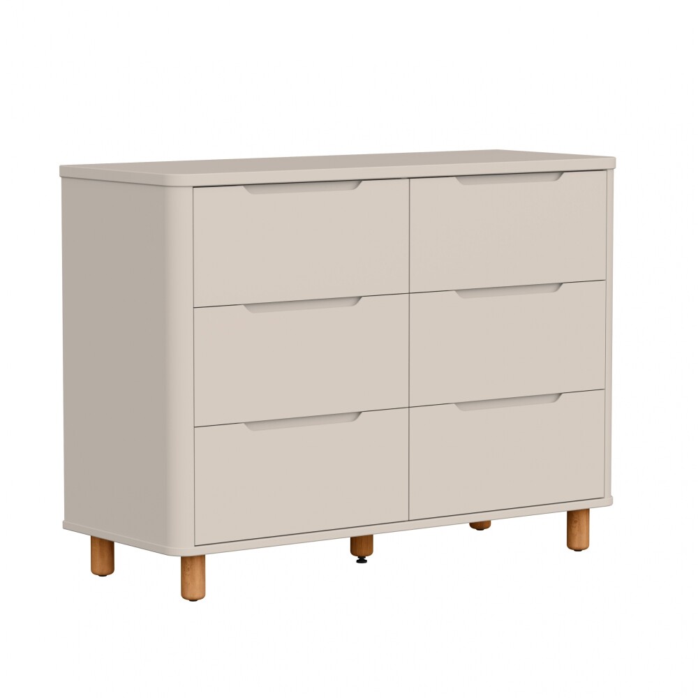 Cómoda 6 Cajones Infantil - Boom Gris