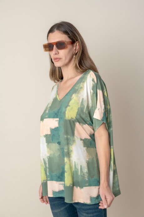 REMERA GIENNAH Verde seco