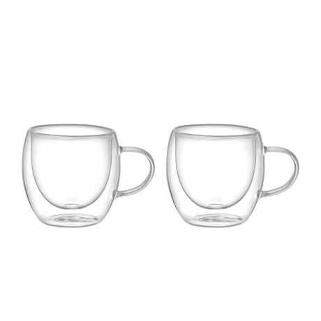 Tazas Set 2 Unidades Doble Pared 80 ml Varenna Tazas Set 2 Unidades Doble Pared 80 ml Varenna