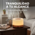 Humidificador Atomizador Aromático Ambiente Madera Luces RGB Humidificador Atomizador Aromático Ambiente Madera Luces RGB