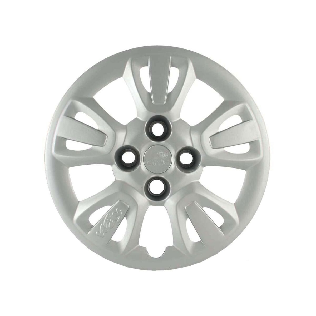 TAZA DE RUEDA RODADO 14 PLATEADA 