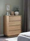Cómoda TRANUM 4 cajones roble cálido Cómoda TRANUM 4 cajones roble cálido