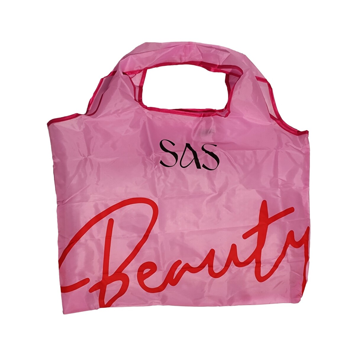 Bolsa plegable reutilizable material poliéster con sobre - Bolsa Plegable Reutilizable Material Poliéster Con Sobre 