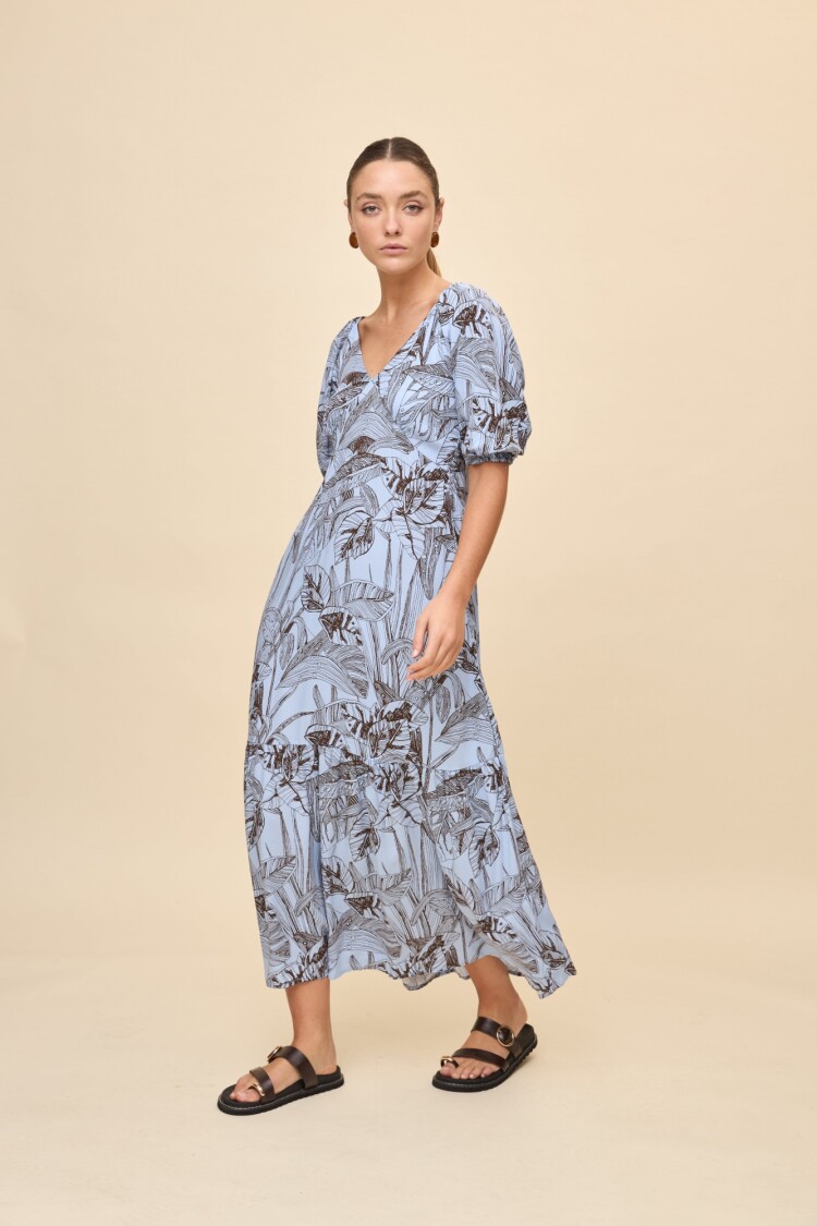 VESTIDO MAVA Celeste