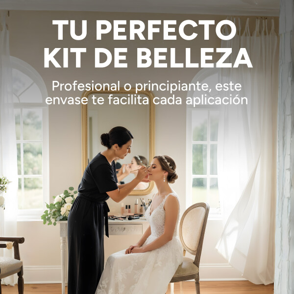 Recipiente Recargable Para Delineador o Aceite De Pestaña Color Negro