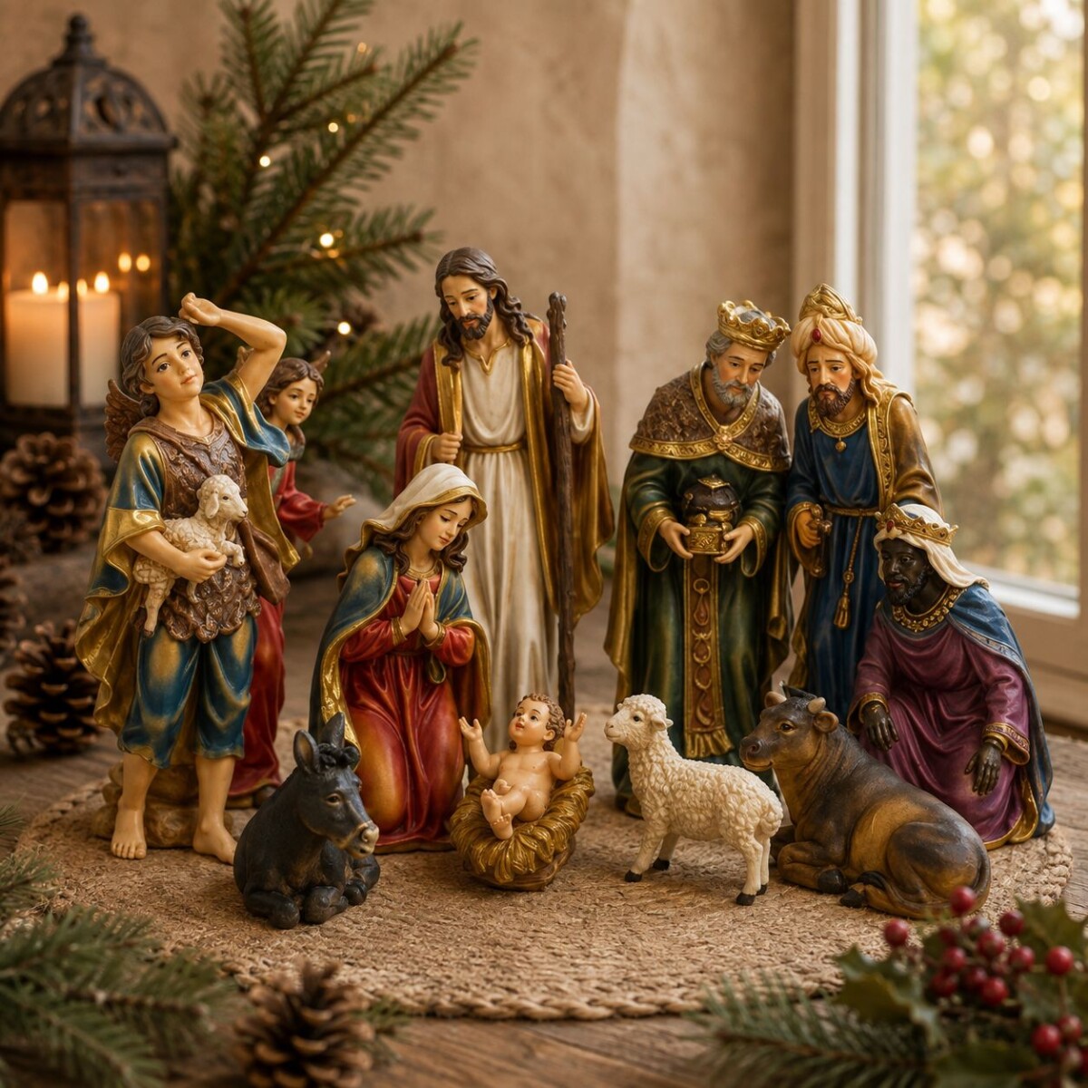 Pesebre Noche de Paz 11 piezas 