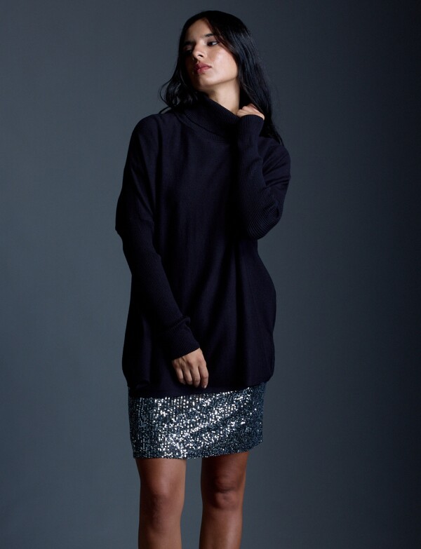 Polera Oversize NEGRO