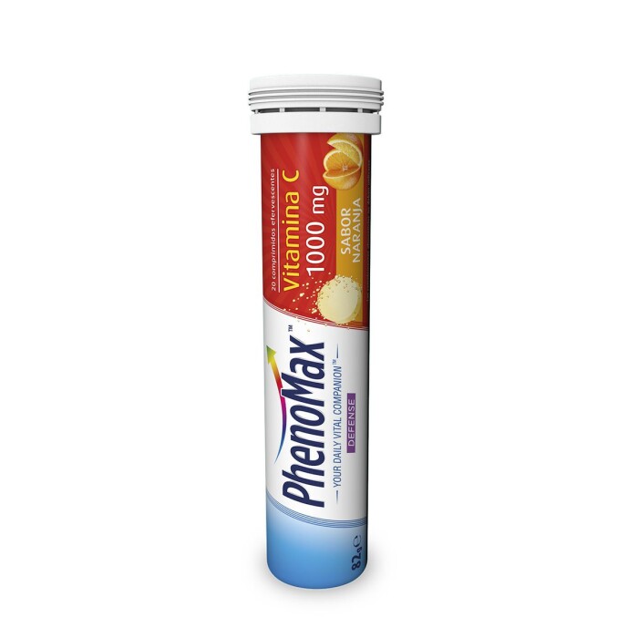 PHENOMAX VITAMINA C 1000 TUBO X 20 TABL. única