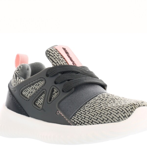 Championes de Niños Topper Mamba Kids Gris - Rosa