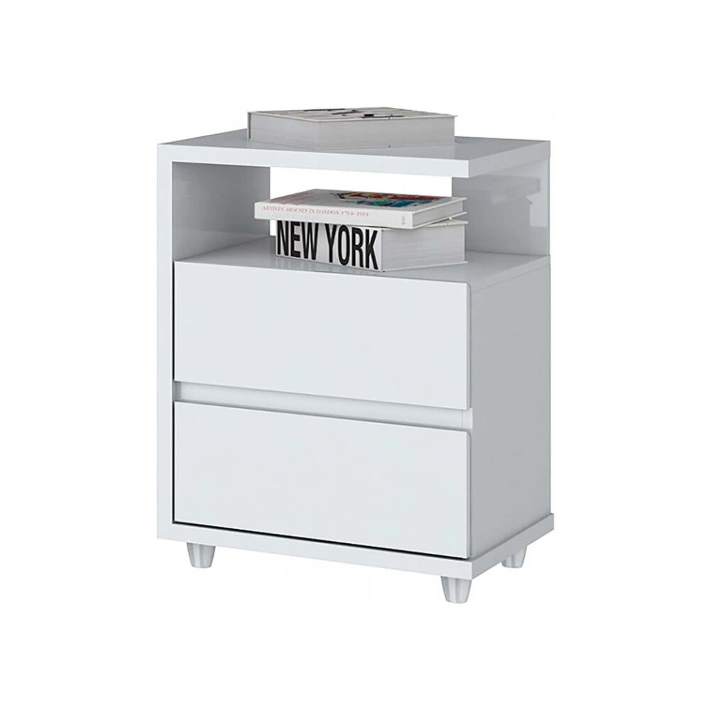 MESA DE LUZ MDP BLANCO AMERICANO