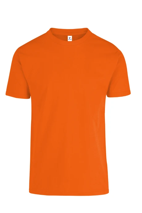 Camiseta a la base peso medio Naranja