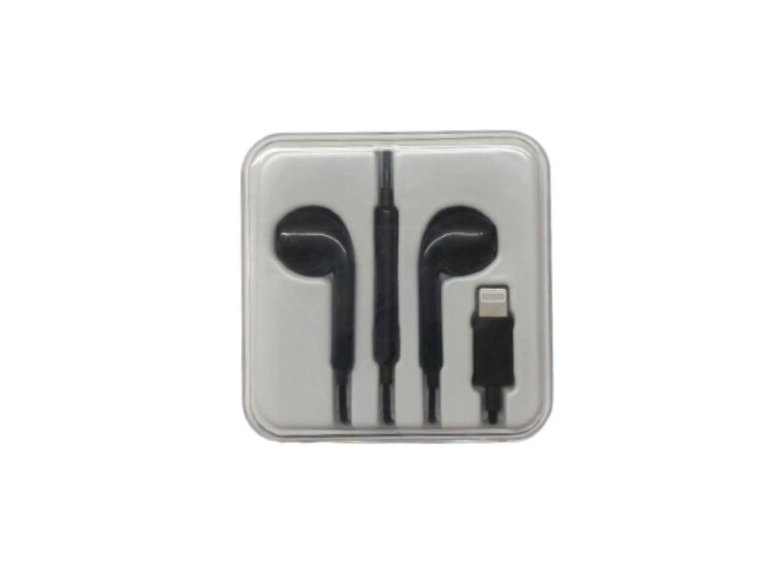 AURICULARES CON CABLE LIGHTNING - NEGRO 