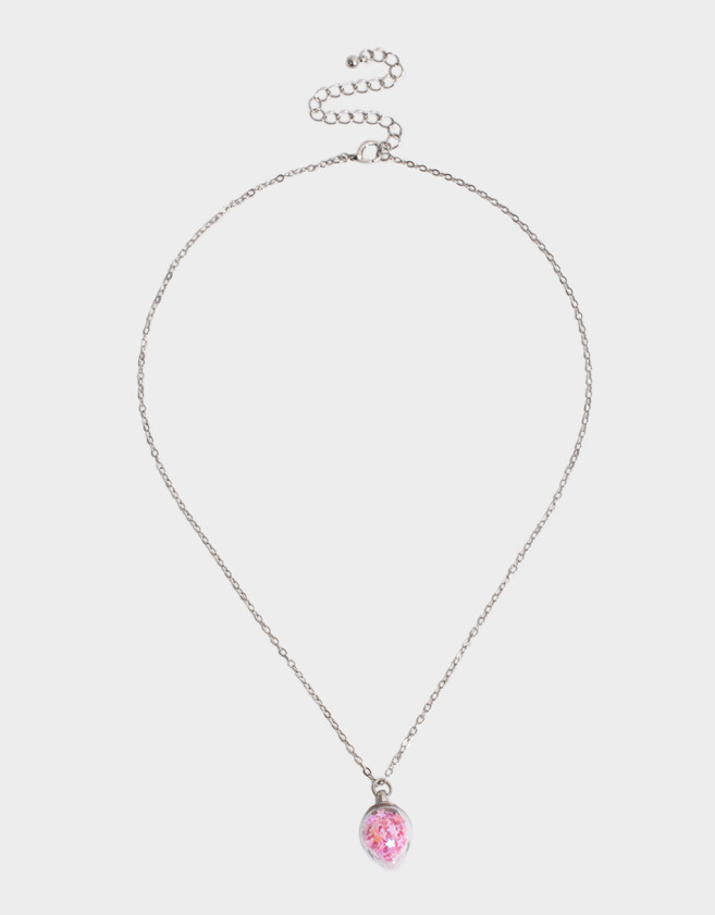 Collares Infantiles Con frutas Plateado