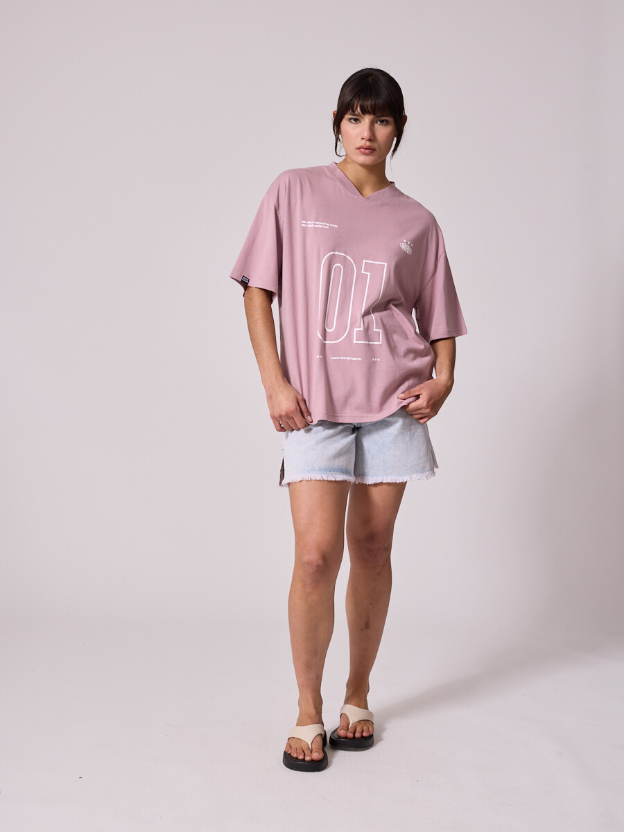 T-SHIRT LESSIE DIXIE Lila